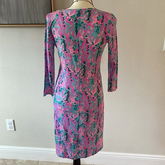 Lily Pulitzer Tessa Dress Multi Seaweed  Sz XS - Picture 3 of 5